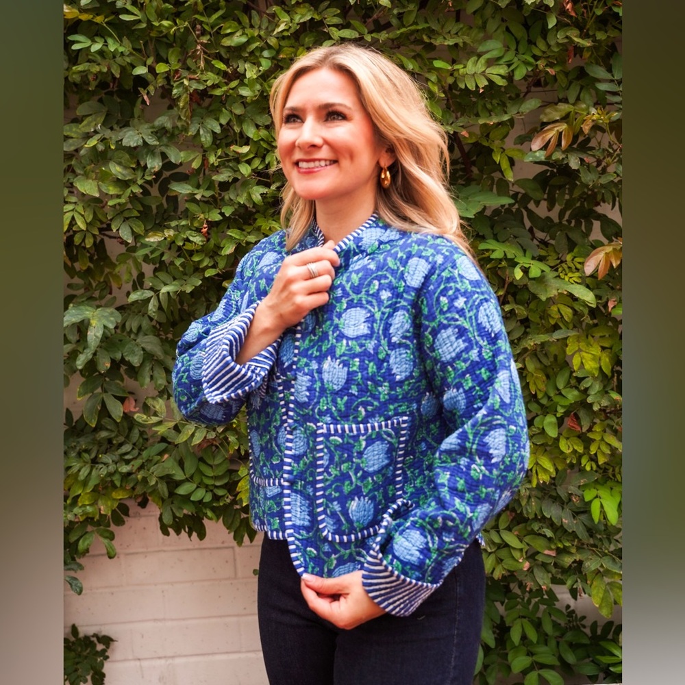 100% cotton quilted jacket